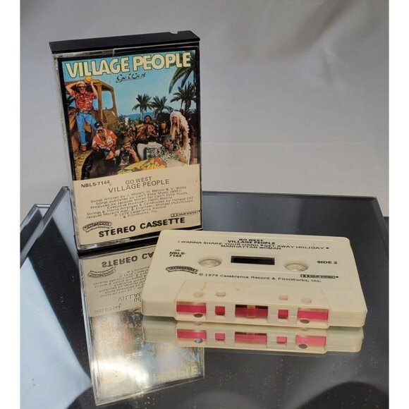 Village People Go West Stereo Cassette Tape NBL5-7144 - Picture 3 of 3